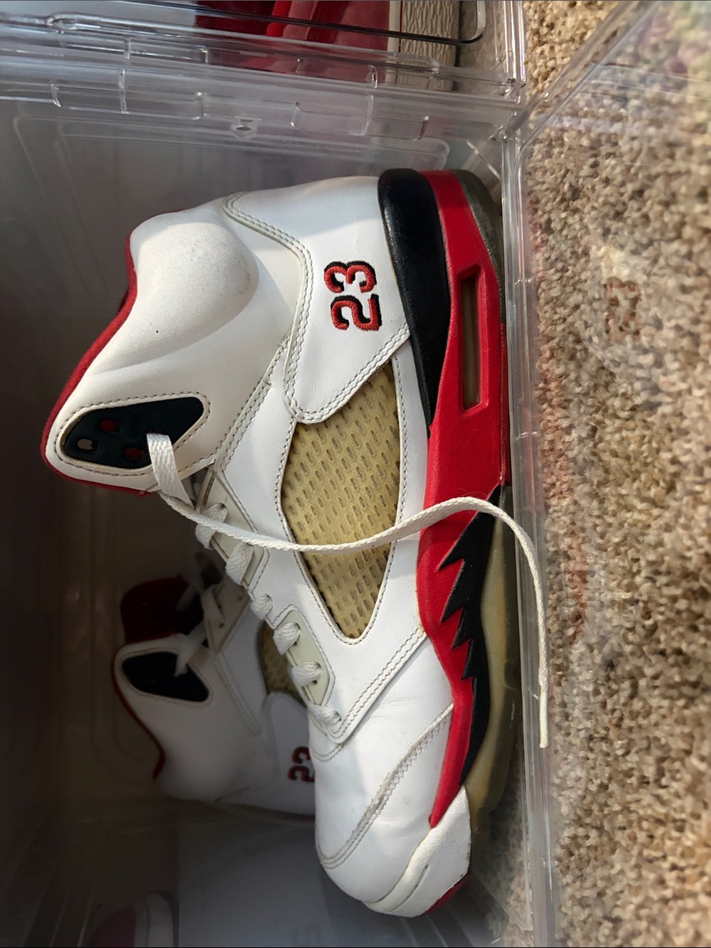 Jordan Men’s Sneakers White Red Black